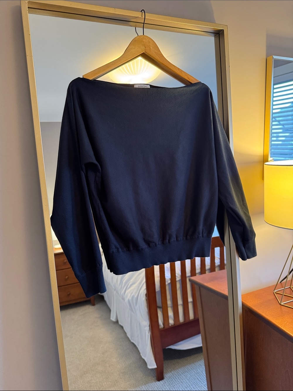 Aritzia Inspiration Sweater - size small - Admiral Navy Blue